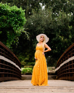 Freya Mustard Lace Dress (Adult)