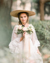 boho regency style wedding dress