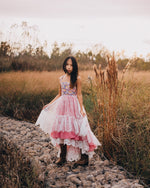 little girl bohemian lace Easter dress